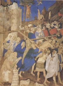 Jacquemart de Hesdin The Carrying of the Cross (mk05) oil painting image